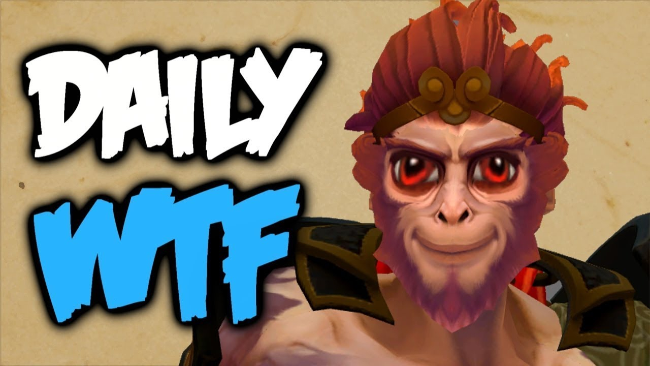 Dota 2 Daily WTF - How to train your monkey